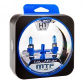 Автомобильная галогенная лампа MTF H1 12v 55w - Palladium (Комплект, 2 шт.) HPA1201